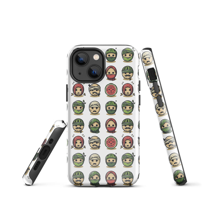 Palestine Emoji - Tough Case for iPhone®, Glossy iPhone 13 Mini