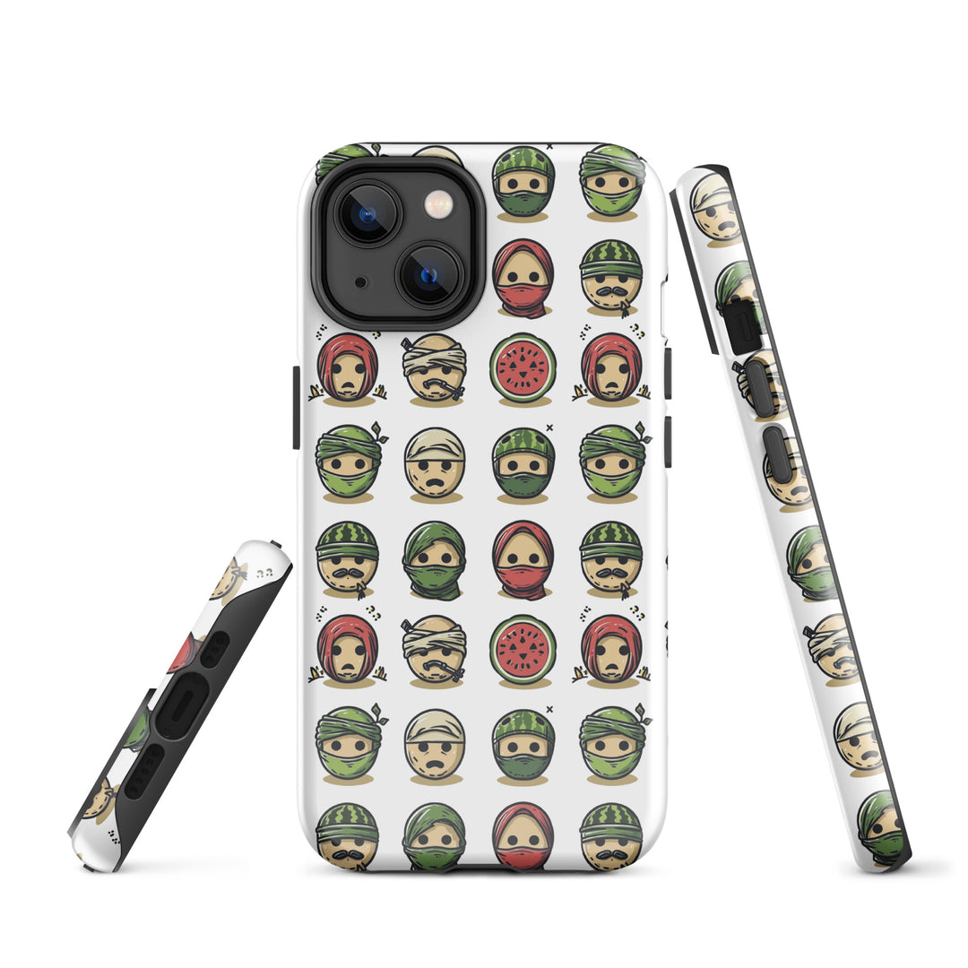 Palestine Emoji - Tough Case for iPhone®, Glossy iPhone 14