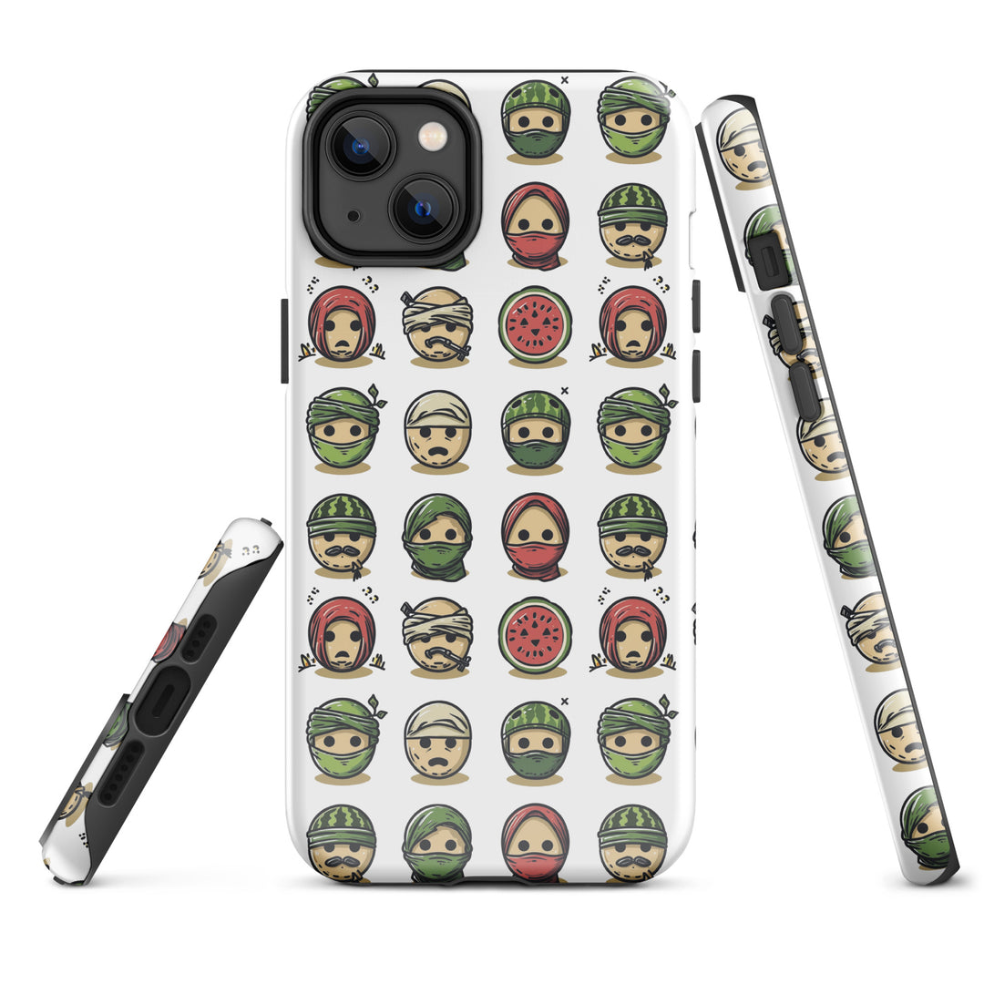 Palestine Emoji - Tough Case for iPhone®, Glossy iPhone 14 Plus