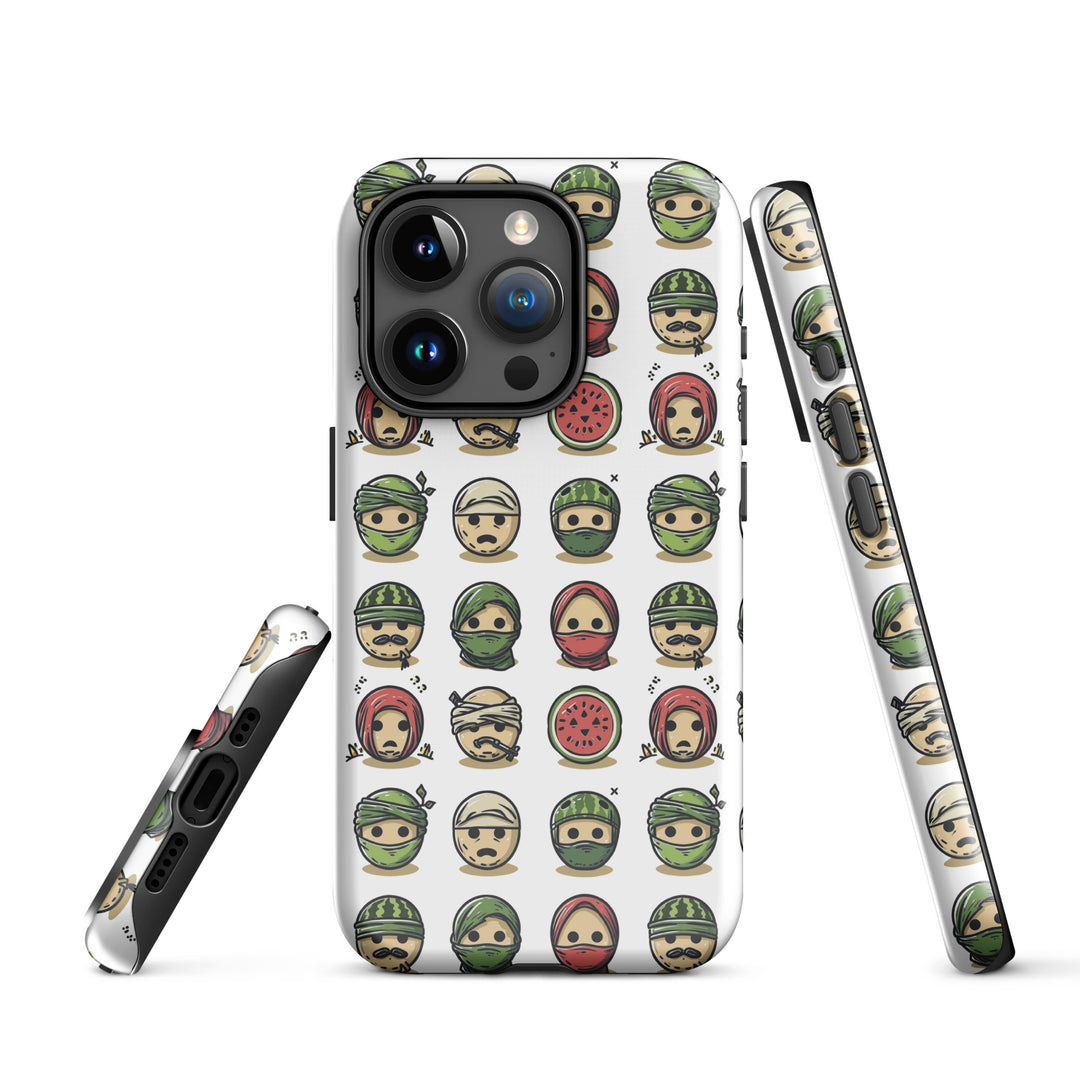 Palestine Emoji - Tough Case for iPhone®, Glossy iPhone 15 Pro