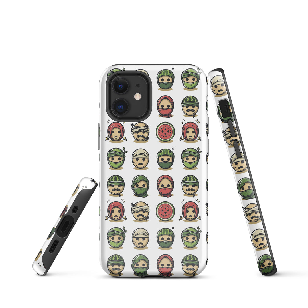 Palestine Emoji - Tough Case for iPhone®, Glossy iPhone 12 Mini