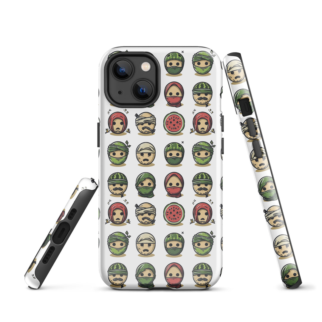Palestine Emoji - Tough Case for iPhone®, Glossy iPhone 13