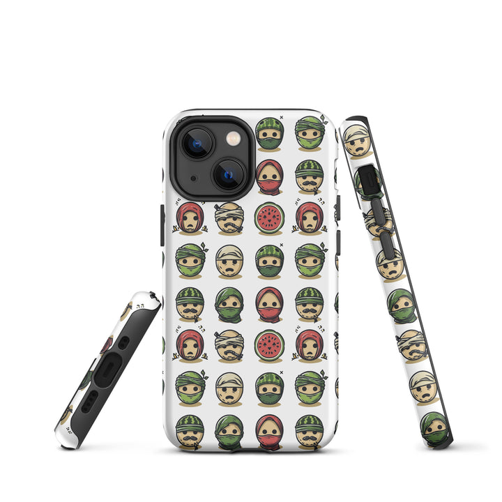 Palestine Emoji - Tough Case for iPhone®, Matte iPhone 13 Mini