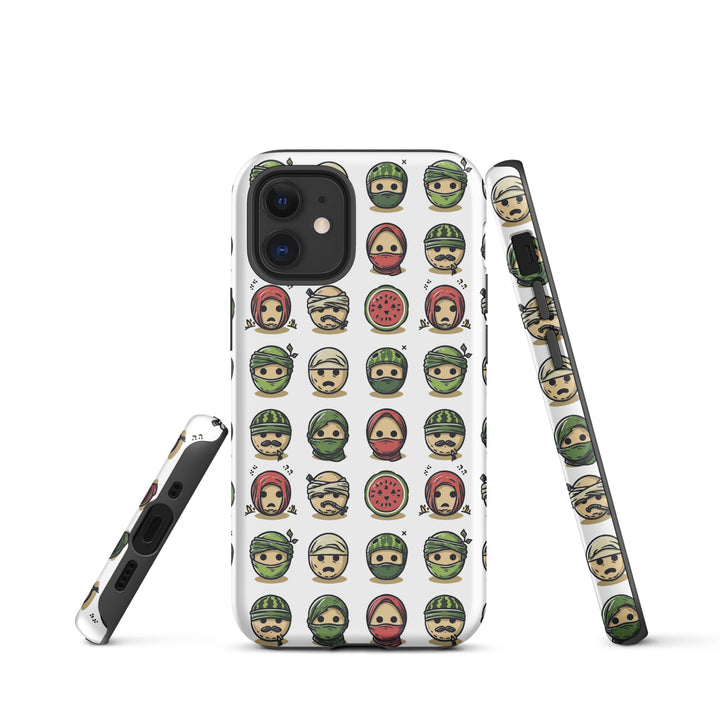 Palestine Emoji - Tough Case for iPhone®, Matte iPhone 12 Mini