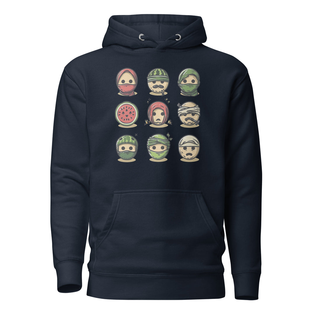 Palestine Emoji - Women’s Hoodie, Navy Blazer