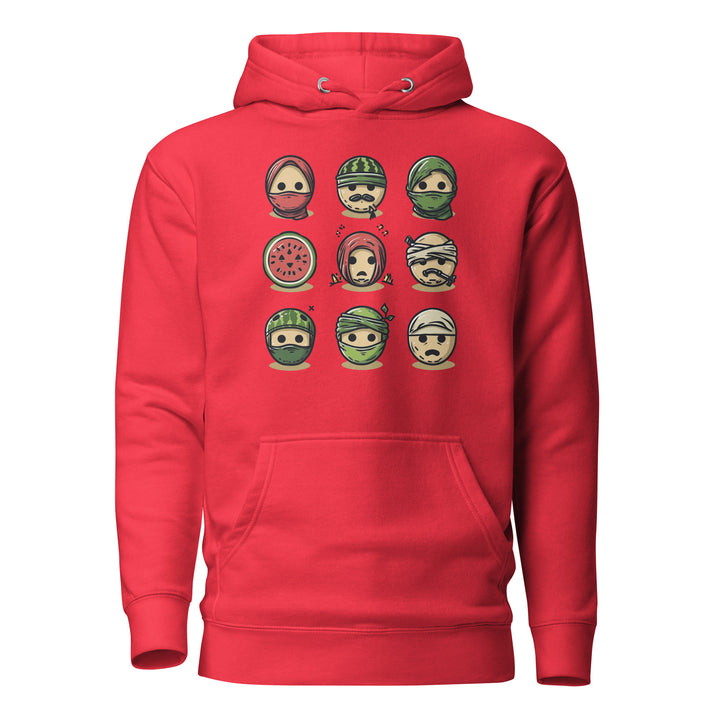 Palestine Emoji - Women’s Hoodie, Team Red