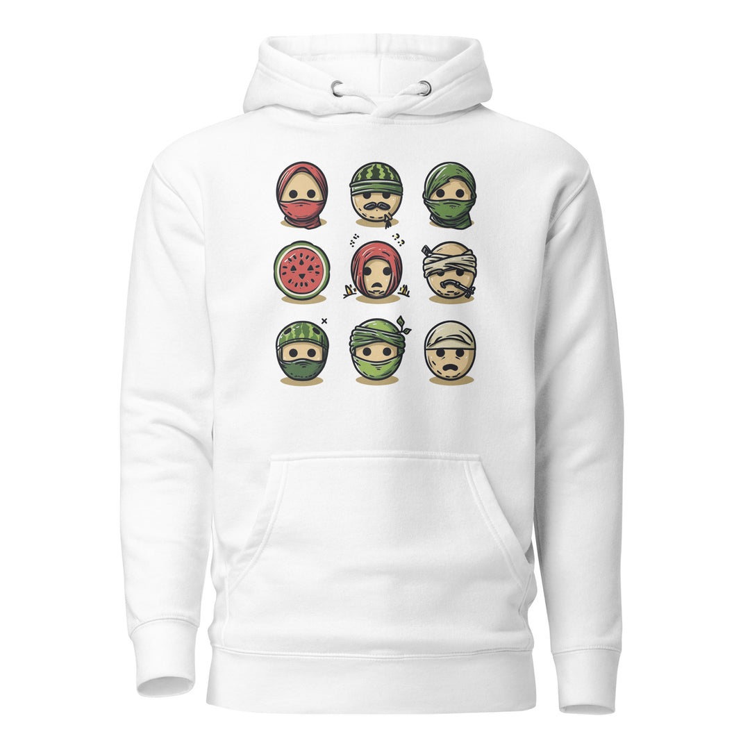 Palestine Emoji - Women’s Hoodie, White