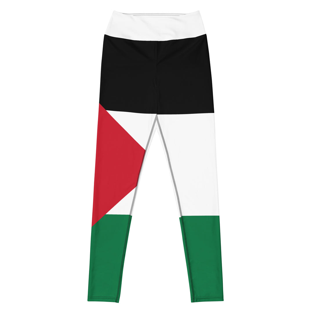 Palestine Emoji - Yoga Leggings, White