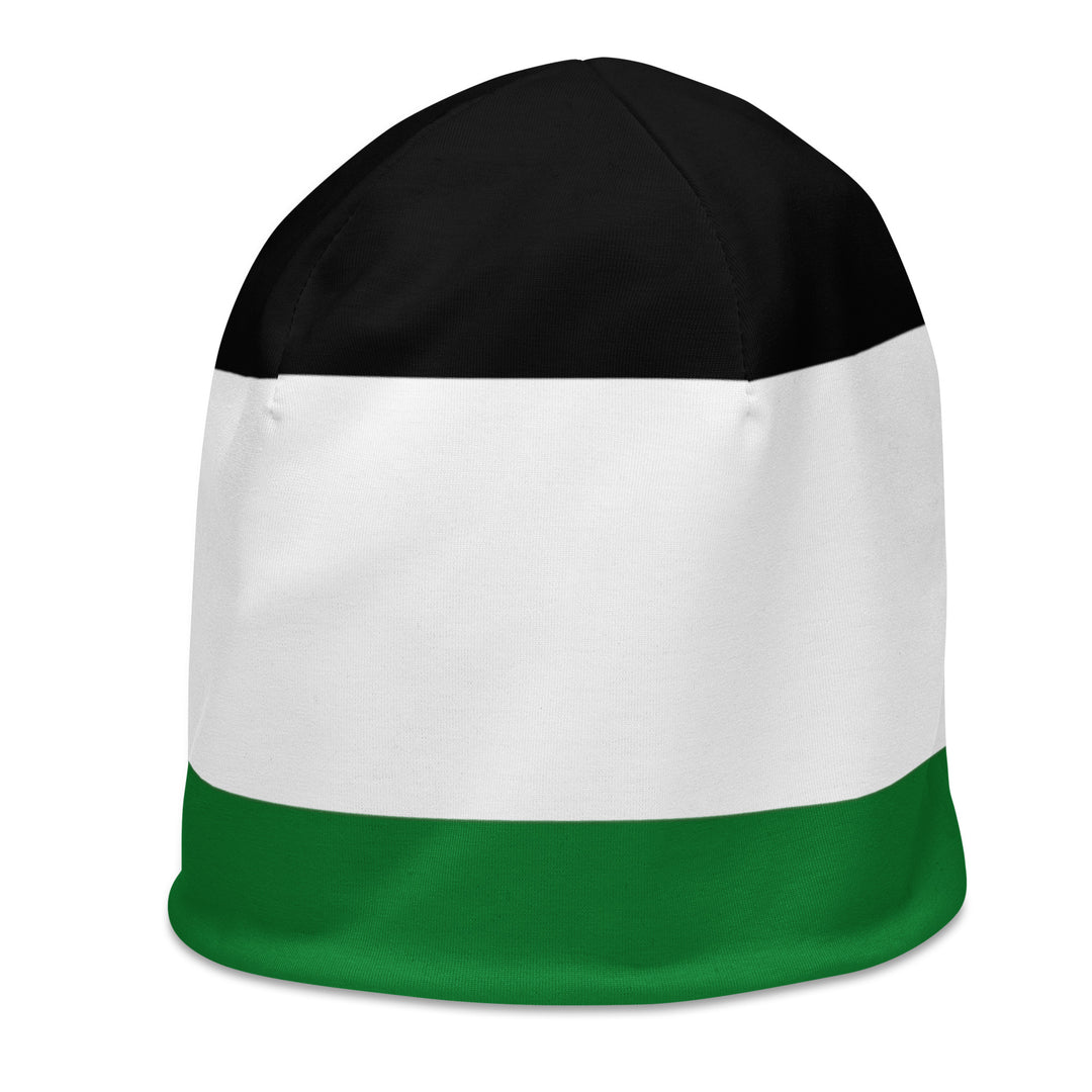 Palestine Flag - All-Over Print Beanie, White