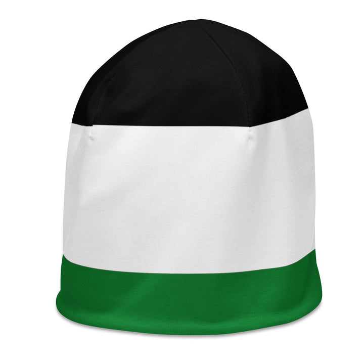Palestine Flag - All-Over Print Beanie, White
