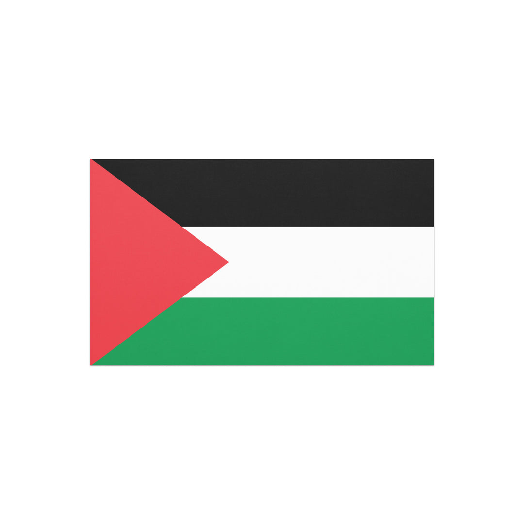 Palestine Flag - Car Magnet, Magnets White 7.5x4.5