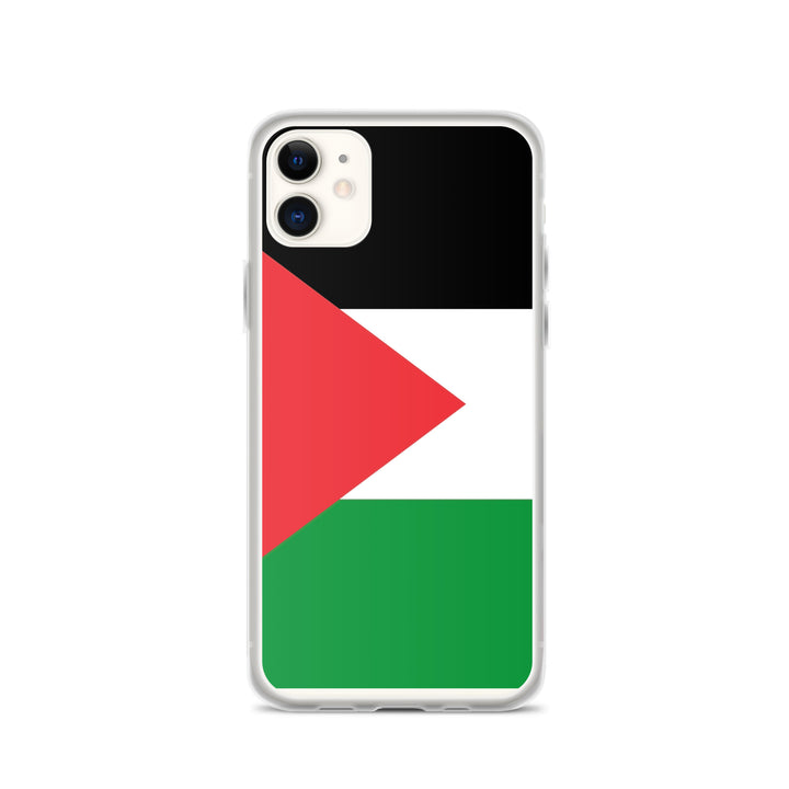 Palestine Flag - Clear Case for iPhone®, iPhone iPhone 11 Case On Phone