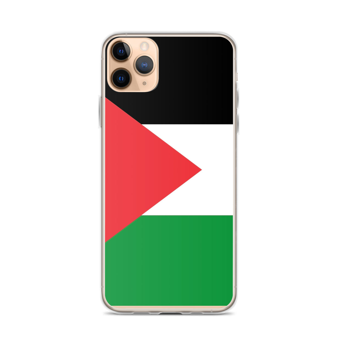 Palestine Flag - Clear Case for iPhone®, iPhone iPhone 11 Pro Max Case On Phone
