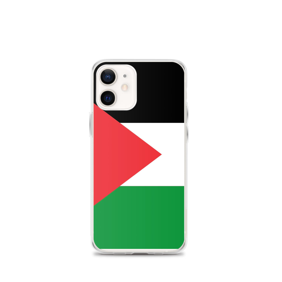 Palestine Flag - Clear Case for iPhone®, iPhone iPhone 12 Mini Case On Phone
