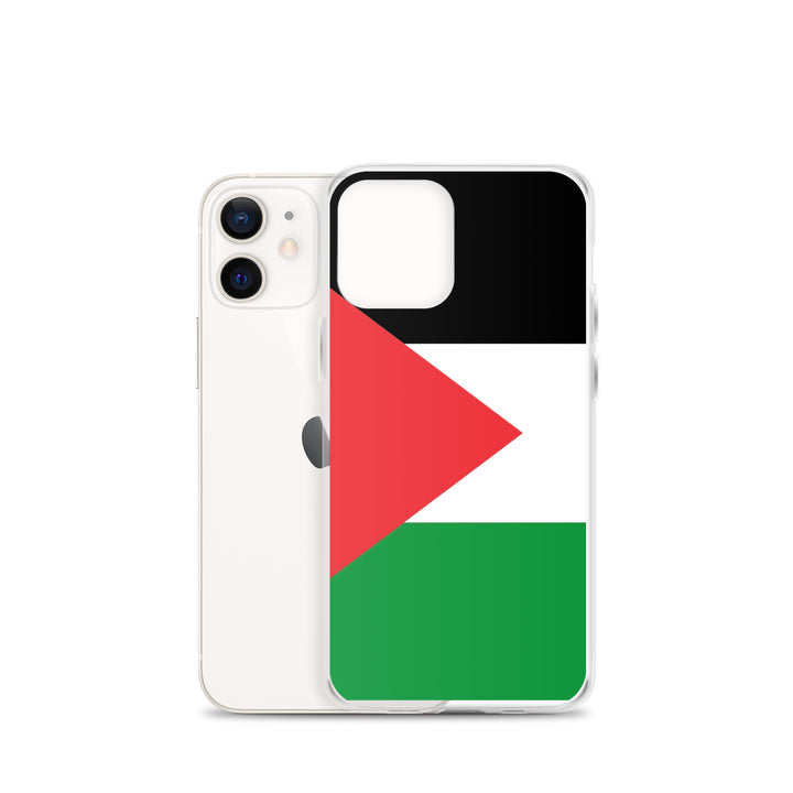 Palestine Flag - Clear Case for iPhone®, iPhone iPhone 12 Mini Case With Phone
