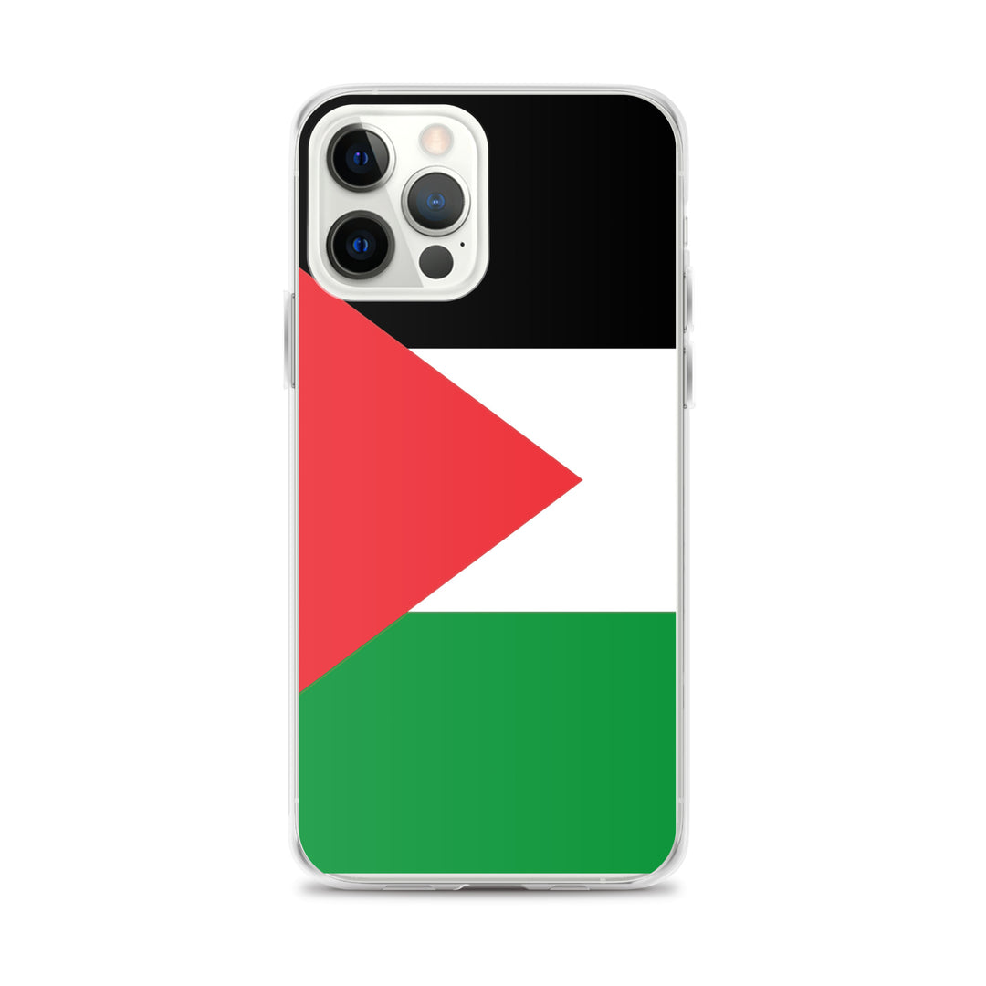 Palestine Flag - Clear Case for iPhone®, iPhone iPhone 12 Pro Max Case On Phone
