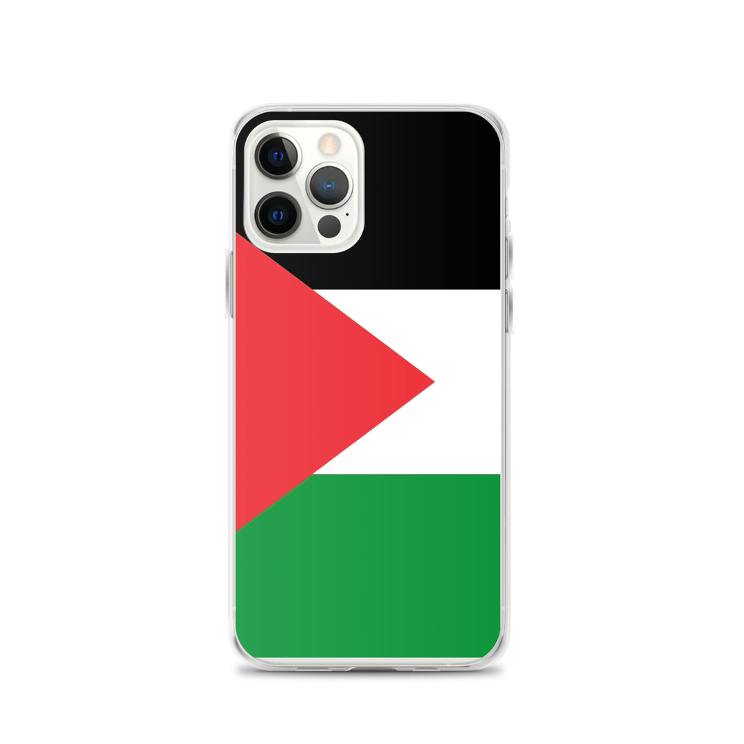 Palestine Flag - Clear Case for iPhone®, iPhone iPhone 12 Pro Case On Phone