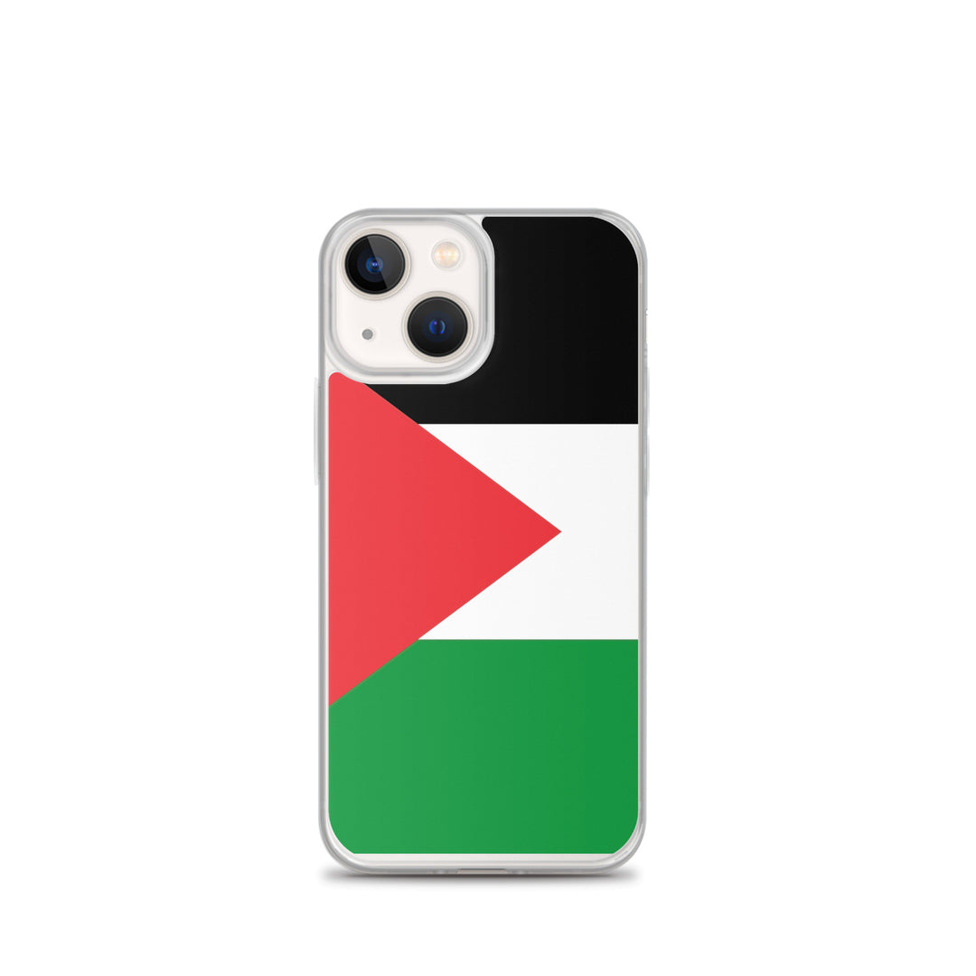 Palestine Flag - Clear Case for iPhone®, iPhone iPhone 13 Mini Case On Phone