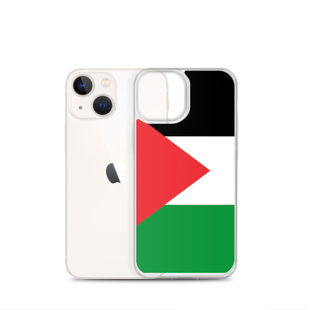 Palestine Flag - Clear Case for iPhone®, iPhone iPhone 13 Mini Case With Phone