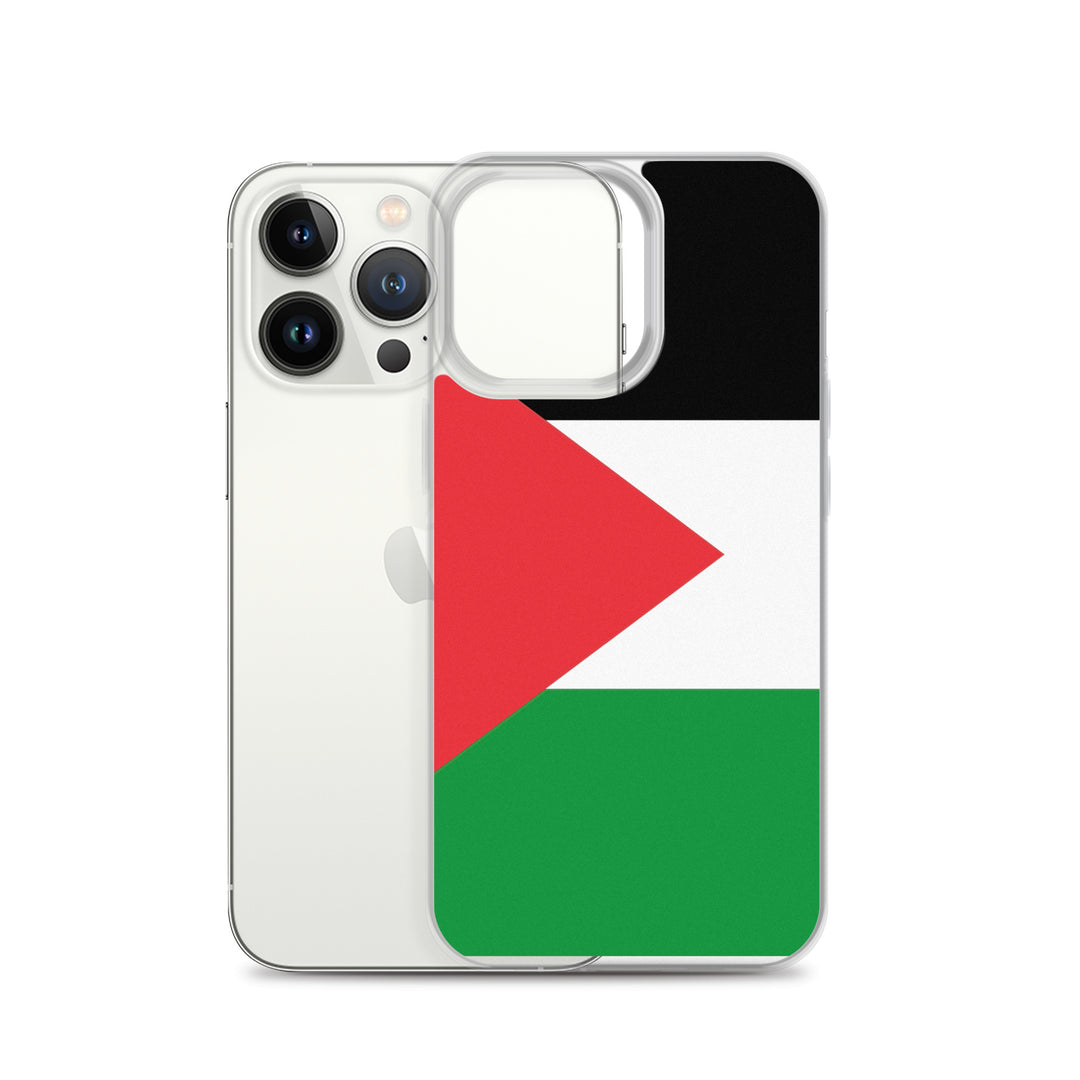 Palestine Flag - Clear Case for iPhone®, iPhone iPhone 13 Pro Case With Phone