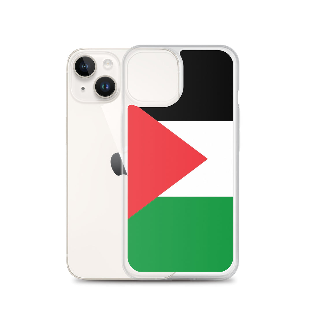 Palestine Flag - Clear Case for iPhone®, iPhone iPhone 14 Case With Phone
