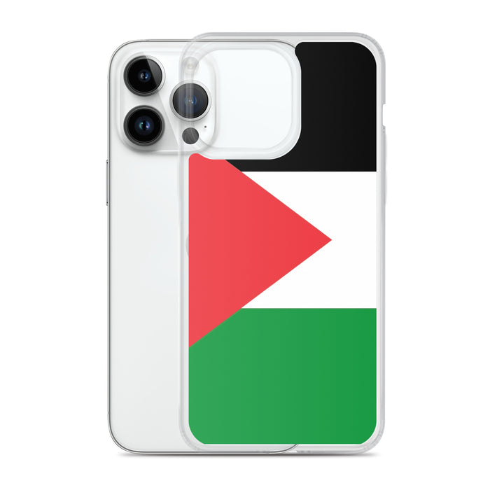 Palestine Flag - Clear Case for iPhone®, iPhone iPhone 14 Pro Max Case With Phone