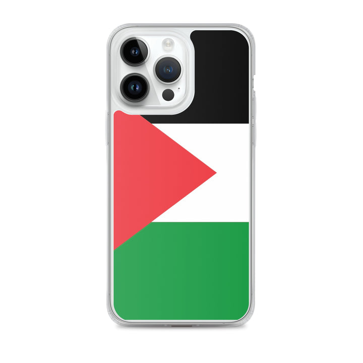 Palestine Flag - Clear Case for iPhone®, iPhone iPhone 14 Pro Max Case On Phone