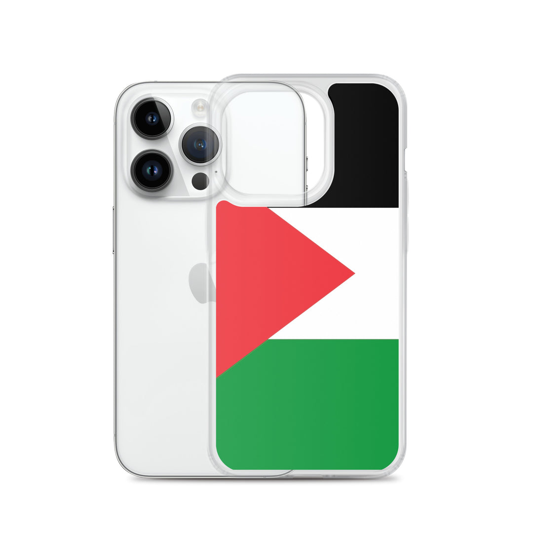 Palestine Flag - Clear Case for iPhone®, iPhone iPhone 14 Pro Case With Phone