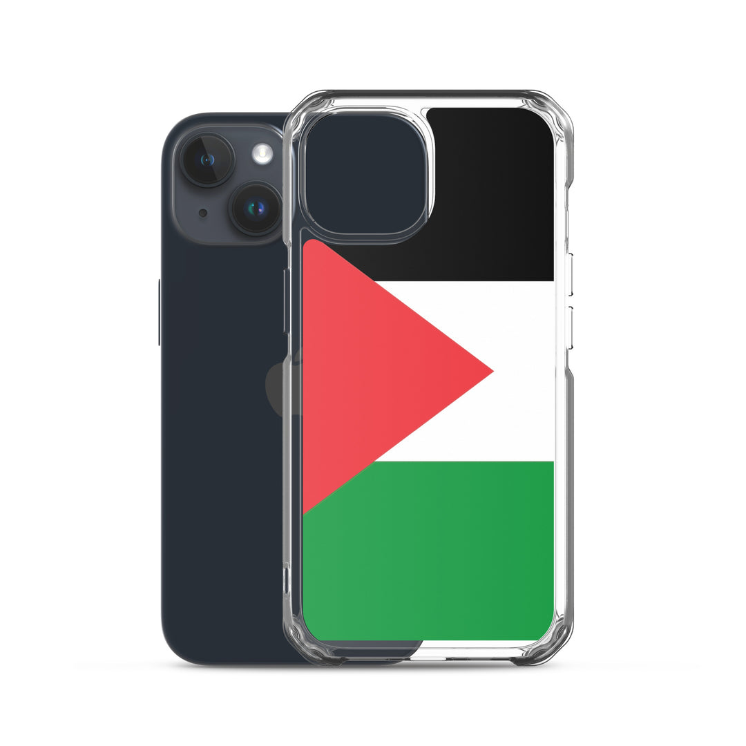 Palestine Flag - Clear Case for iPhone®, iPhone iPhone 15 Case With Phone