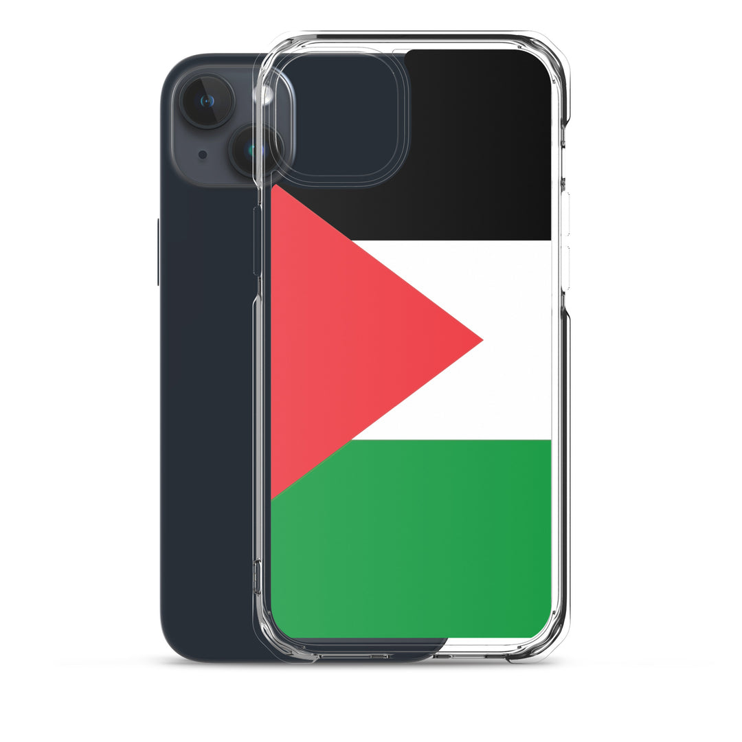 Palestine Flag - Clear Case for iPhone®, iPhone iPhone 15 Plus Case With Phone