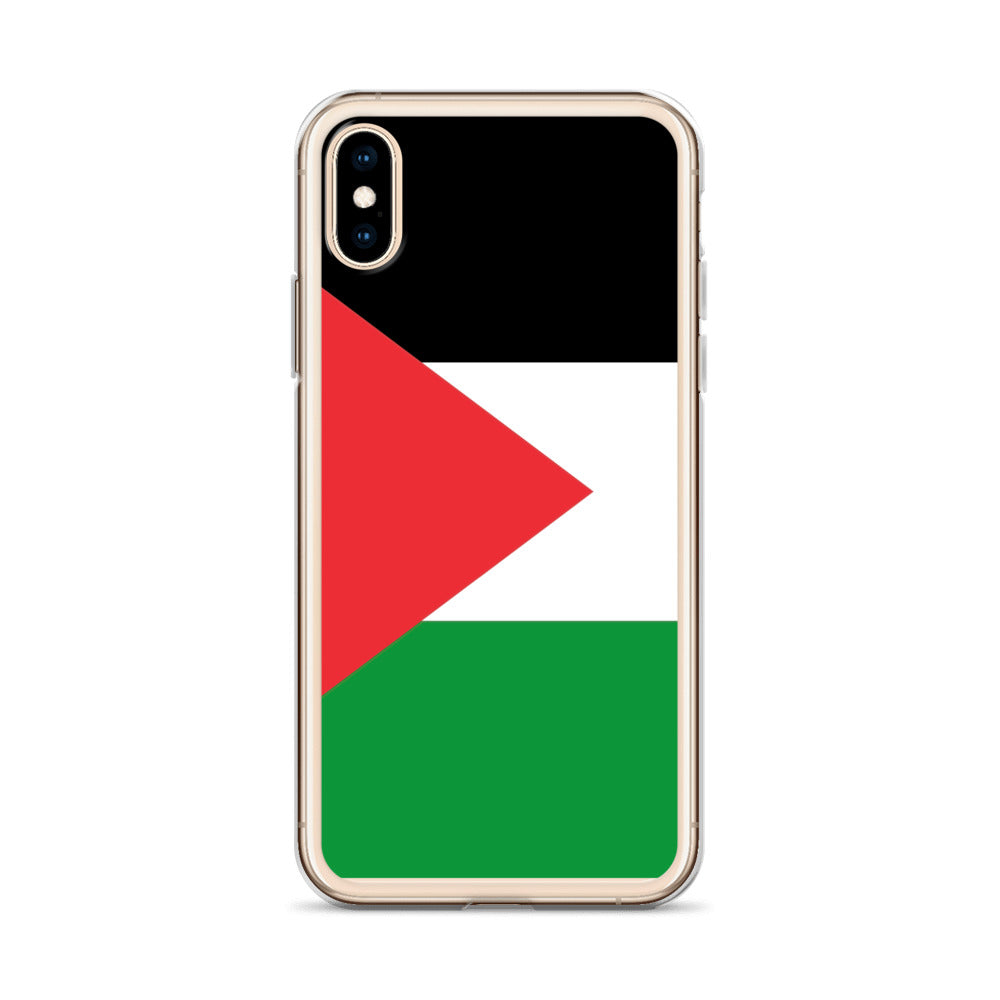 Palestine Flag - Clear Case for iPhone®, iPhone iPhone X Xs Case On Phone