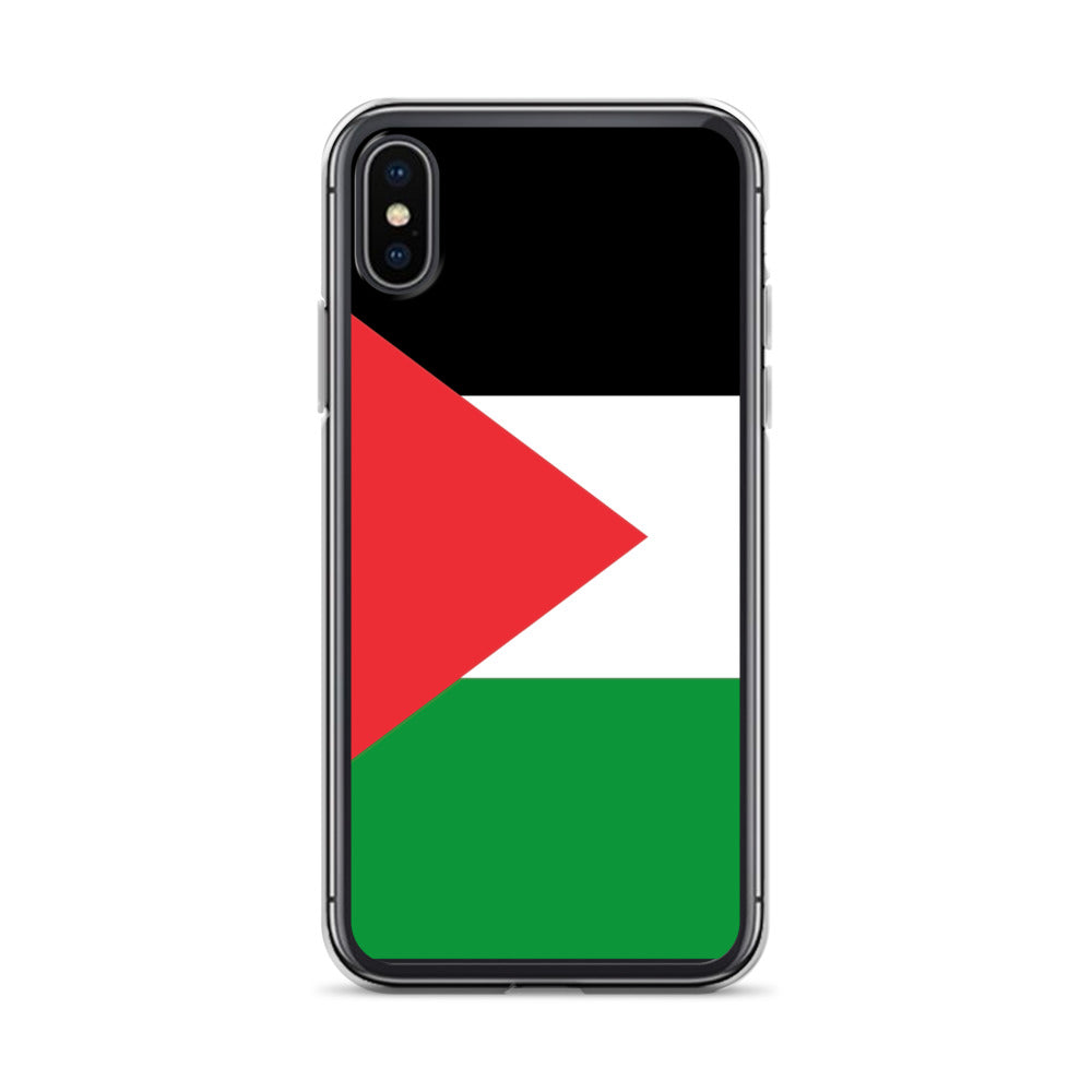Palestine Flag - Clear Case for iPhone®, iPhone iPhone X Xs Case On Phone