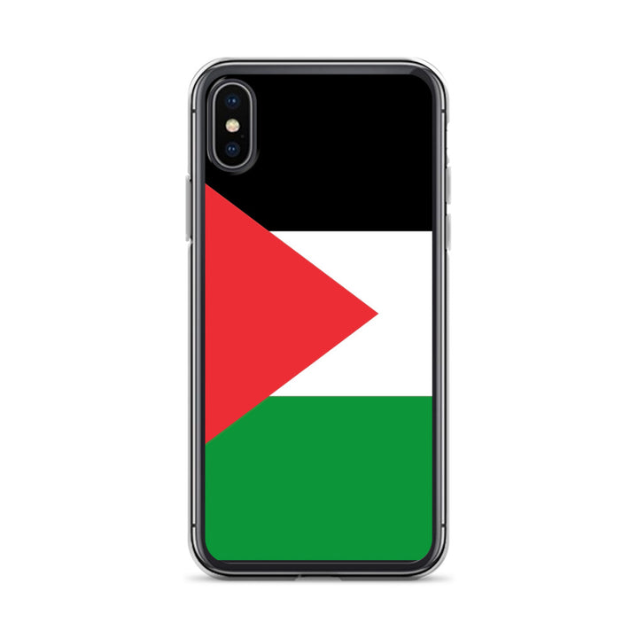 Palestine Flag - Clear Case for iPhone®, iPhone iPhone X Xs Case On Phone