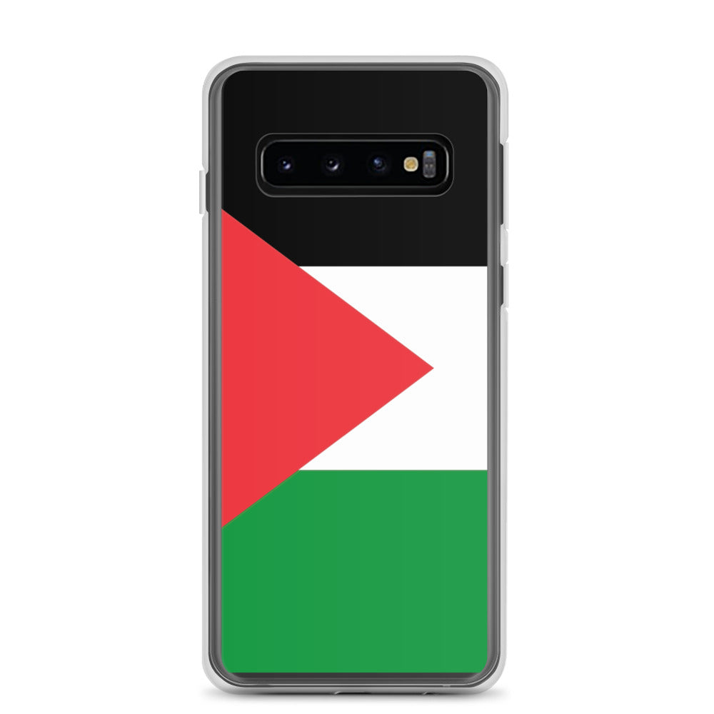 Palestine Flag - Clear Case for Samsung®, Samsung Samsung Galaxy S10 Case On Phone