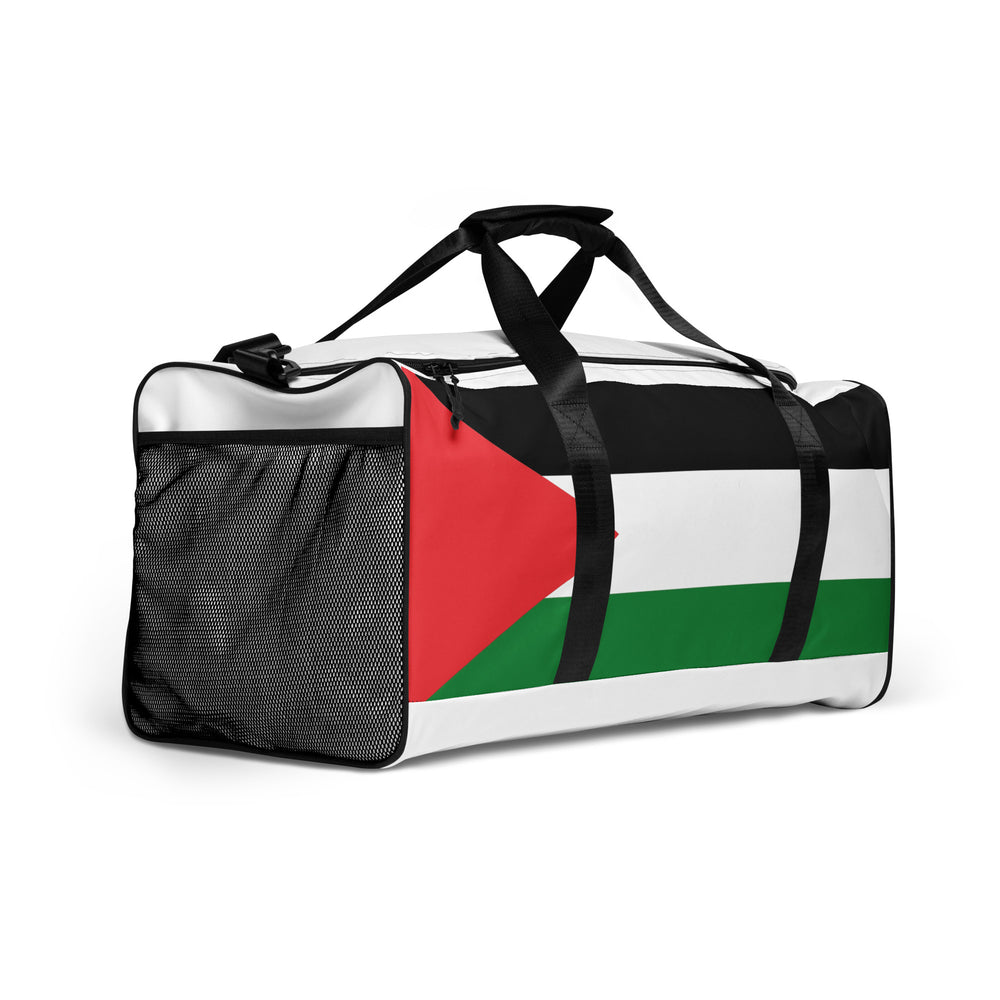 Palestine Flag - Duffle Bag, White
