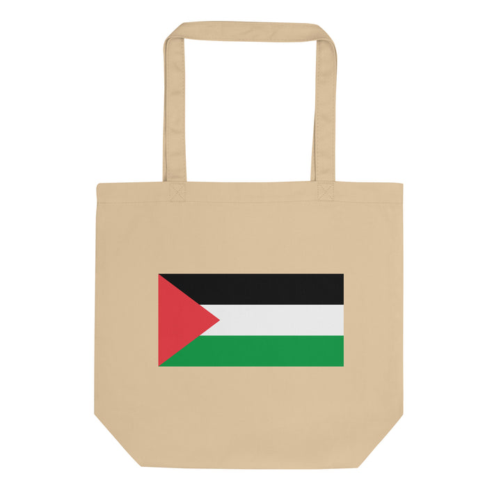 Palestine Flag - Eco Tote Bag, Eco Tote Bag Oyster