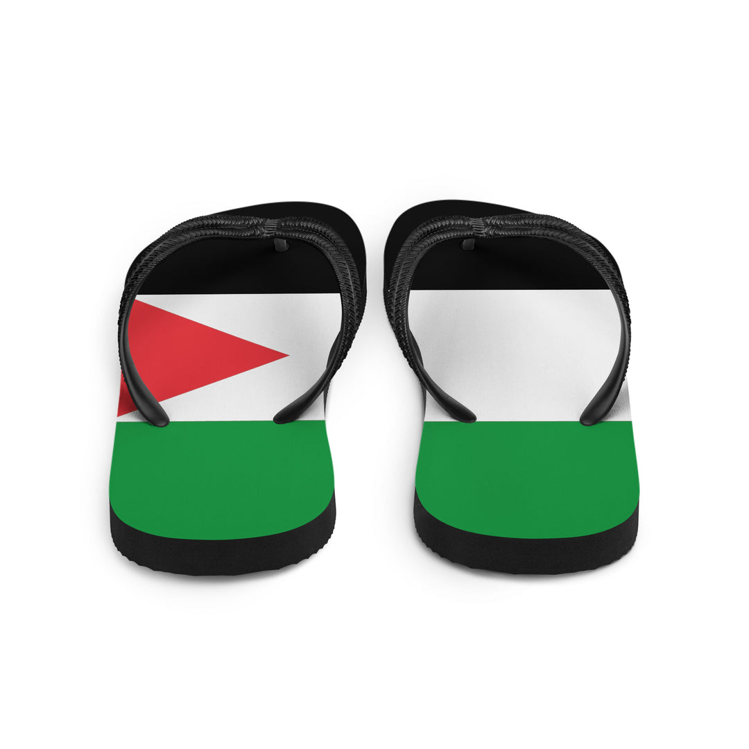 Palestine Flag - Flip-Flops, Sublimation Flip Flops White