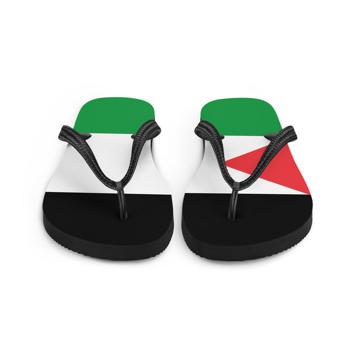 Palestine Flag - Flip-Flops, Sublimation Flip Flops White