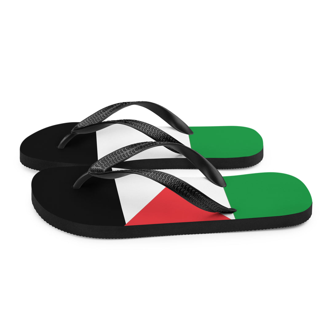 Palestine Flag - Flip-Flops, Sublimation Flip Flops White