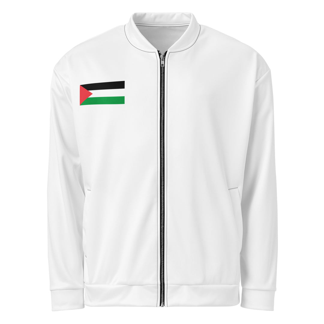 Palestine Flag - Men’s Bomber Jacket, White