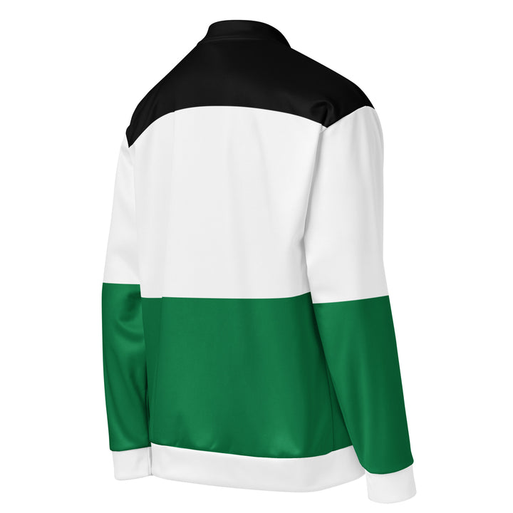 Palestine Flag - Men’s Bomber Jacket, White Right