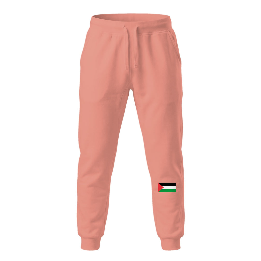 Palestine Flag - Men’s Fleece Sweatpants, Fleece Sweatpants Dusty Rose