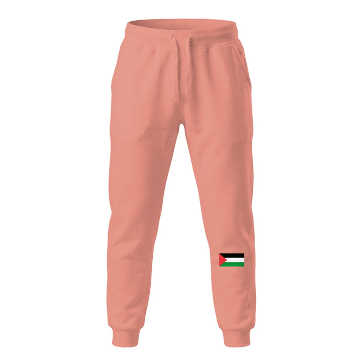 Palestine Flag - Men’s Fleece Sweatpants, Fleece Sweatpants Dusty Rose