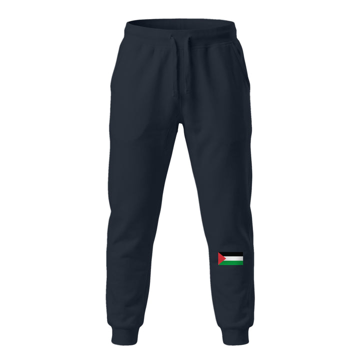 Palestine Flag - Men’s Fleece Sweatpants, Fleece Sweatpants Navy Blazer