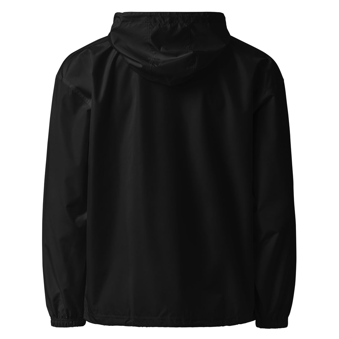 Palestine Flag - Men’s Embroidered Champion Packable Jacket, Embroidered Champion Packable Jacket Black