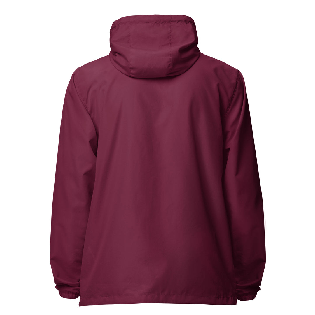 Palestine Flag - Men’s Lightweight Zip-Up Windbreaker, Lightweight Zip Up Windbreaker Maroon
