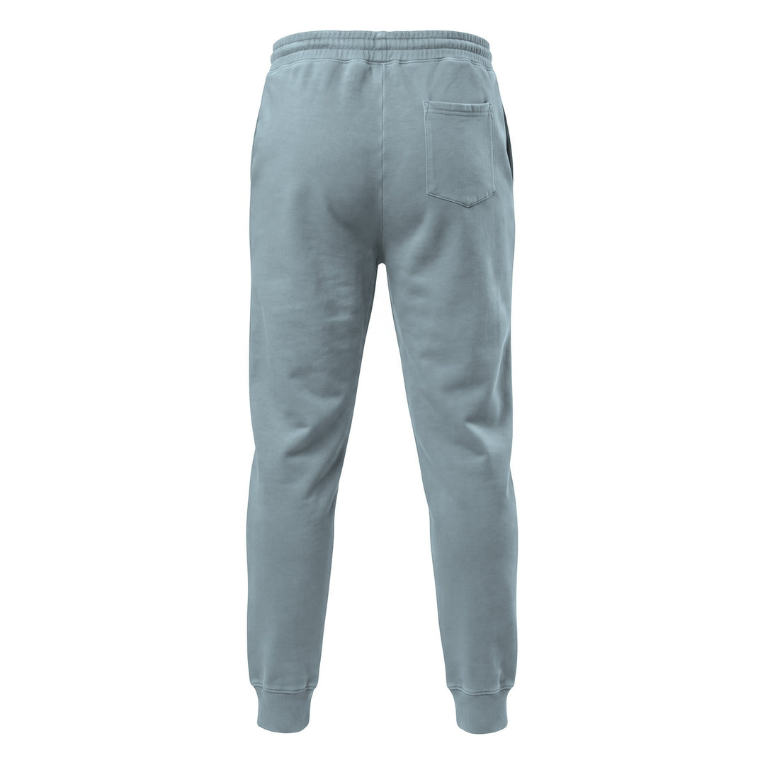 Palestine Flag - Men’s Pigment-Dyed Sweatpants, Pigment Dyed Sweatpants Pigment Slate Blue