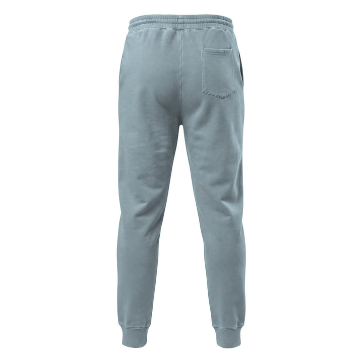 Palestine Flag - Men’s Pigment-Dyed Sweatpants, Pigment Dyed Sweatpants Pigment Slate Blue