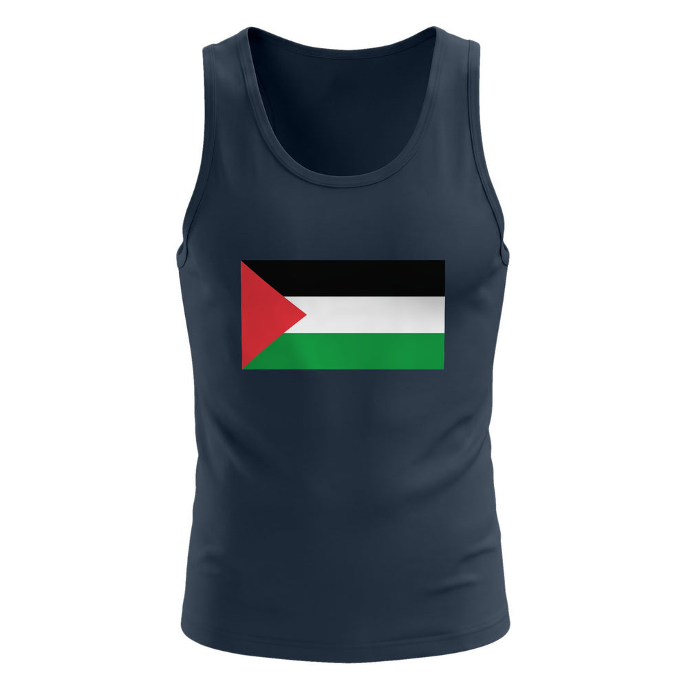 Palestine Flag - Men’s Premium Tank Top, Mens Premium Tank Top Navy
