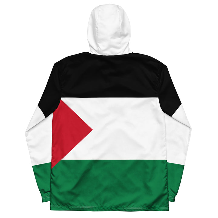 Palestine Flag - Men’s Windbreaker, Mens Windbreaker White